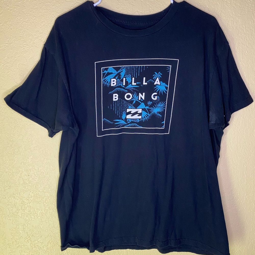 BILLABONG Men’s **Vintage Black** Logo Tee